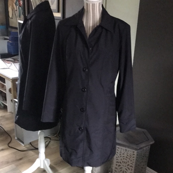 1 hour sale🔥Guess, black trench coat style jacket - Picture 3 of 10